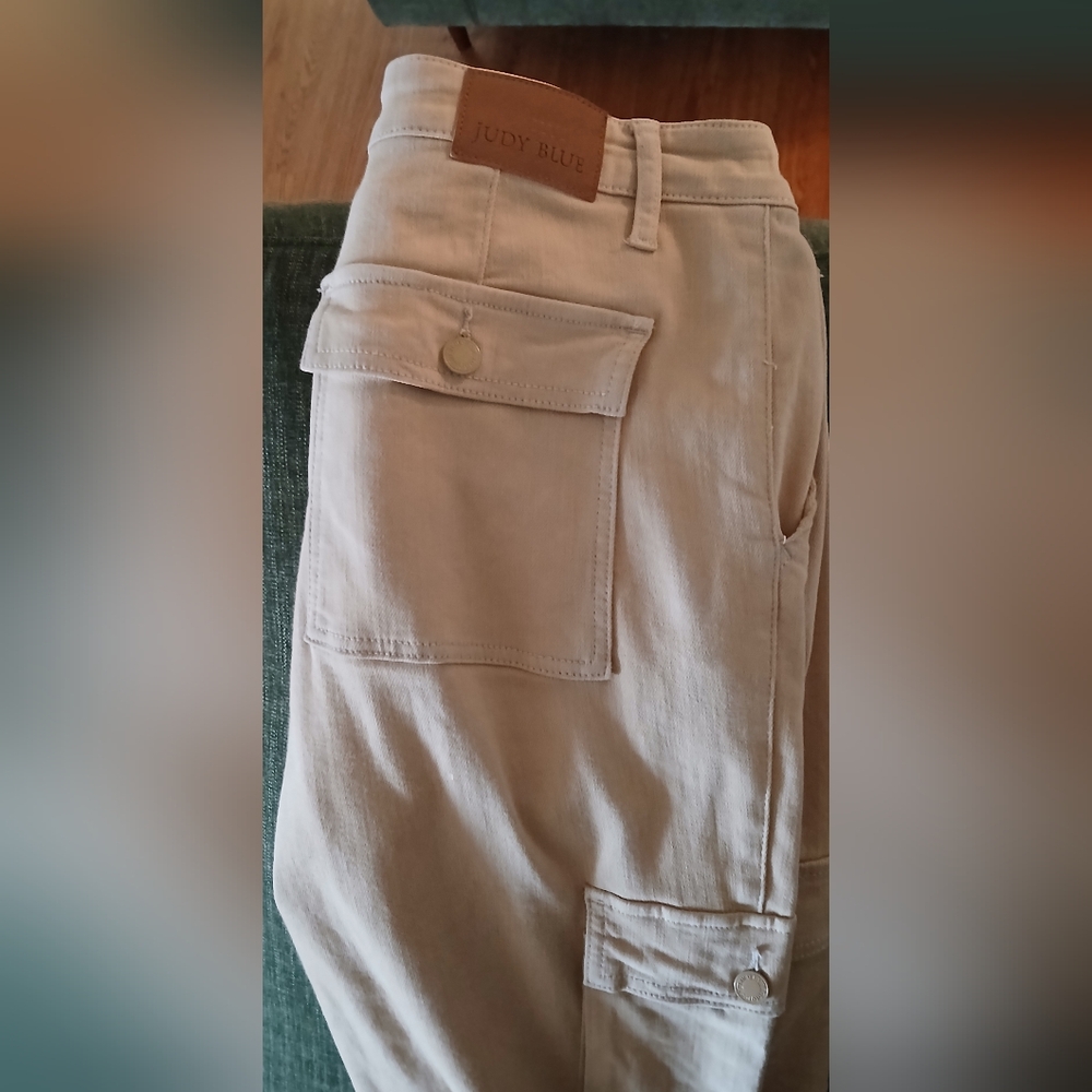 Judy Blue Garment Dyed 6 pocket Khaki Jeans Size 11/30